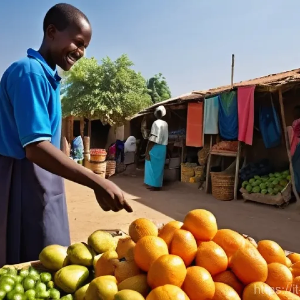 기독교 자선 단체 - **Prompt 1: Empowering Communities Through Sustainable Aid**
    A vibrant, sunlit scene in a bustli...