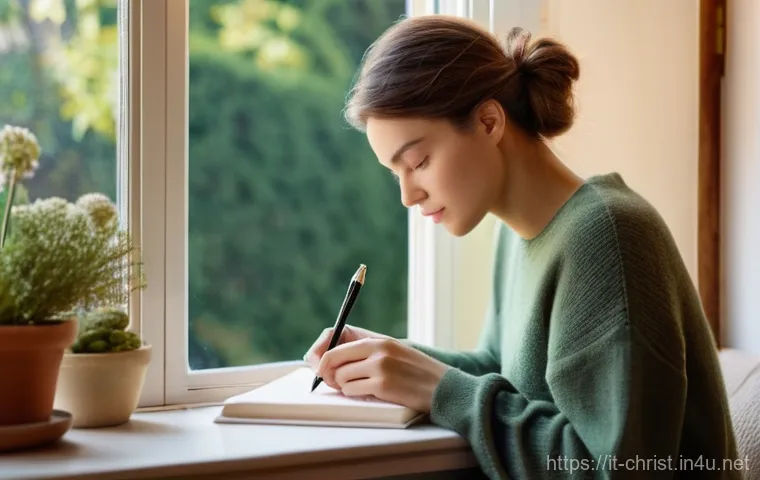 기독교의 사순절 - Prompt 1: Serene Digital Detox and Journaling** 기독교의 사순절 - Prompt 1: Serene Digital Detox and Journaling**