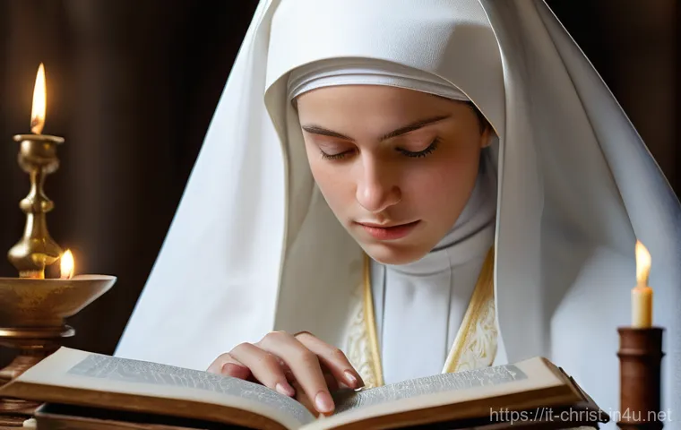 기독교의 성인 전통 - **St. Francis of Assisi's Gentle Connection with Nature:**
    A serene and contemplative St. Franci...